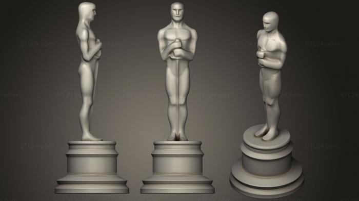 Статуэтки и статуи разные (Osca R, STKR_0894) 3D модель для ЧПУ станка